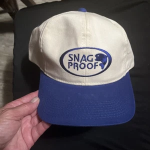 Vintage Angelmütze Hakenfest - Pro Staff hellbraun blau bestickt verstellbar - Bild 1 von 7