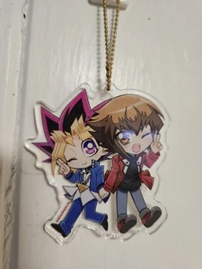 Yu-Gi-Oh Muto Yugi Judai Jaden Acrylic Keychain Yugioh Charm Aquaqua Japan DM GX - Picture 1 of 2