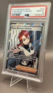 Pokemon TCG Team Rocket's Ariana 224/182 Destined Rivals - Graded PSA 10 GEM MT - Picture 1 of 2