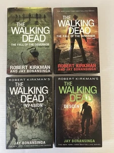 Lot 4 The Walking Dead Novels Fall of The Governor 1 & 2 Invasion Descent HC - Picture 1 of 8