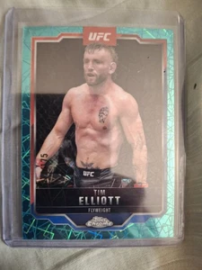 /175 Tim Elliott Teal Laser Refractor UFC 2025 Topps Chrome #57 - Picture 1 of 3