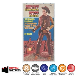 Maßgefertigter Acryl Hartschalenkoffer für Marx Johnny West Lagerfeuer Box #2062 - Bild 1 von 6