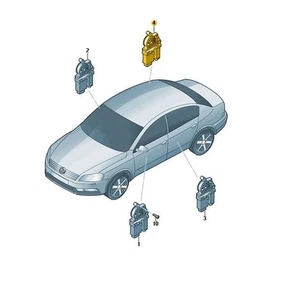 Original Fensterhebermotor Fensterheber Motor VW Passat 3AA959704B VW4 Neu - Bild 1 von 3