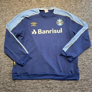 Umbro Grêmio Sweatshirt Mens XXL Blue 2019 Football Drill Training Top Brazil - Picture 1 of 9