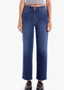 Jeans Madre Talla 32 Kick It Tobillo Cortados en el Brote Azul Nuevo Con Etiquetas - Imagen 1 de 8