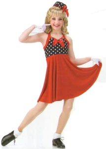 Lot of 9 It Don't Mean A Thing 5-CXS & 4-CS Dance Costume Annie Dress & Gloves - Picture 1 of 3