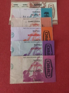 BIGLIETTI TICKET NAPOLI 1984-85 MARADONA COPPA VERONA INTER JUVE A RICHIESTA - Foto 1 di 3