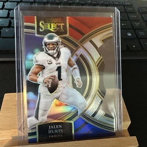 2023 Panini Select - Premier Level Red & Blue Prizm Die-Cut #184 Jalen Hurts - Picture 1 of 3