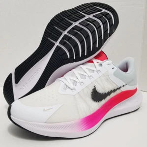 Neu Nike Größe 11 Winflo 8 Herren Laufschuhe Turnschuhe weiß/pinrot Rawdacious - Bild 1 von 12