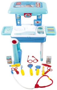 Kinder Spielzeug Arztkoffer 22 Teile Doktor Arzttasche Doktorkoffer Rollenspiel - Bild 1 von 10