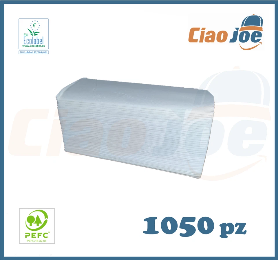 Asciugamani Carta piegati a V compatibili C/Z dispenser bar 1140 pz - Imagen 1 de 1