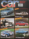 CAR 01/1991 featuring Ford RS Cosworth, Lotus, BMW, VW Golf GTi, Rover, Renault