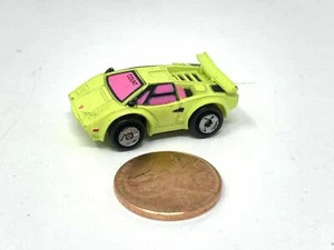 Micro Machines 1986 Galoob '80's Lamborghini Countach Rare Neon & Pink Windows - Picture 1 of 7