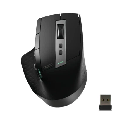 RAPOO MT750 Wireless Bluetooth Mouse for Laptop, Support 4 Devices, Rechargeable - Image 1 of 4