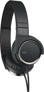JVC HA-S400-B Sealed Headphones Folding Black From japan NEW - Picture 1 of 5