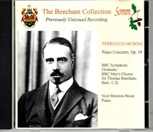 BUSONI - PIANO CONCERTO OP 39 - BBC SYMPHONY - MEWTO-WOOD - BEECHAM 1948 - Picture 1 of 2