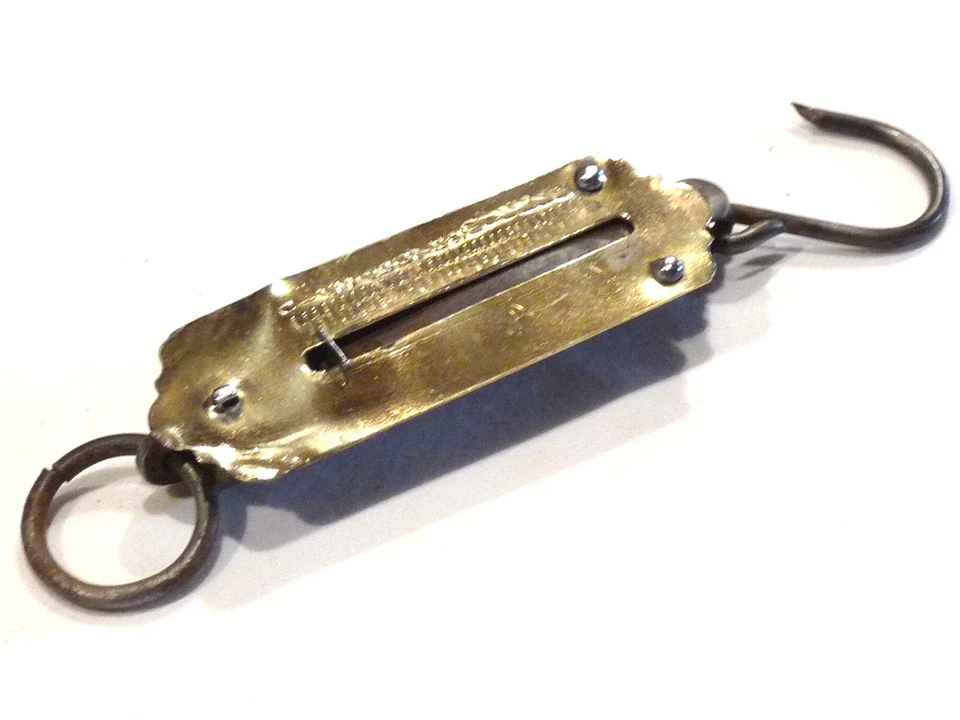 Outil ancien beau peson acier et laiton 16 Kg  XXème  - Photo 1/1