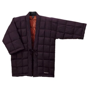 Mont-bell Down Jacket Traditional Japanese Hanten Size L Dark Navy Light & Warm - Picture 1 of 2