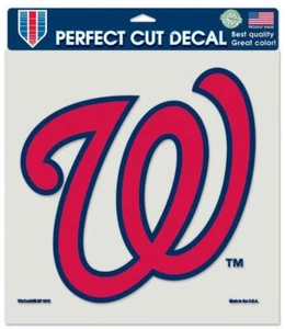 Washington Nationals 8"x8" Perfect Cut Car Decal [NEW] Car Auto Sticker Emblem - Picture 1 of 1