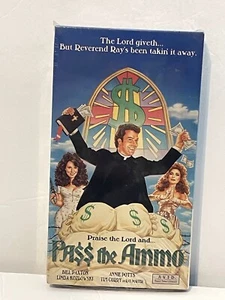 Pass the Ammo (VHS, 1990 Live Home Video) New Sealed Rated R Tim Curry - Picture 1 of 5