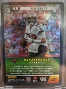 2022 Panini NFL Five TCG Tom Brady L207 Tampa Bay Legendary SP Rare Refractor - Picture 1 of 2