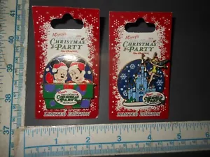 DISNEY PIN LE MUY FELIZ FIESTA DE NAVIDAD TINKERBELL MICKEY MOUSE SPINNERS - Imagen 1 de 1
