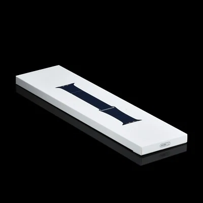 Apple Watch 42mm 44mm 45mm 2 3 4 5 6 7 8 9 SE Leather Loop Band - Diver Blue (L) - Image 1 of 4