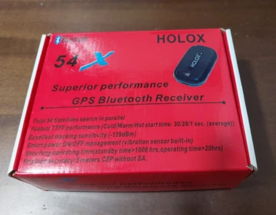 Holox 54 Ricevitore Navigatore satellitare GPS Bluetooth wireless (BT541) - Immagine 1 di 2