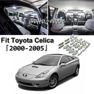Kit de 8 bombillas blancas brillantes para Toyota Celica 2000~2005 paquete de luz interior LED - Imagen 1 de 8