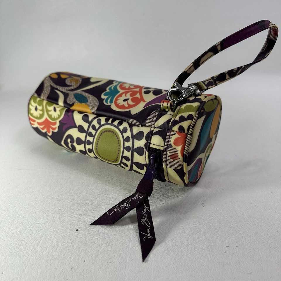 Portabotellas Vera Bradley Koozie Coozie Ciruela Loca Muñequera Aislada Foto 1 de 4