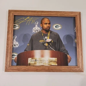 Green Bay Packers NFL Charles Woodson #21 Framed Wall Picture ~11.5x9.5 - Picture 1 of 2