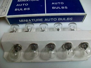 CAJA DE 10 DE LOTE ANTIGUO ML-1004 BOMBILLAS 12,8 VOLTIOS B6 - Imagen 1 de 6