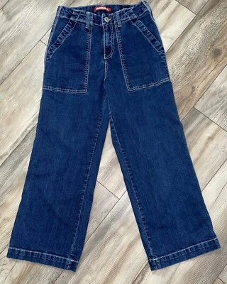 Pantalones de mezclilla capri vintage Union Bay para mujer 7 azules denim Y2K ropa de calle hip hop Foto 1 de 4