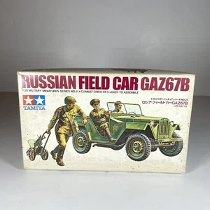 Coche de Campo Ruso Tamiya Vintage GAZ67B -1/35 Modelo Kit PIEZAS SELLADAS - Imagen 1 de 3
