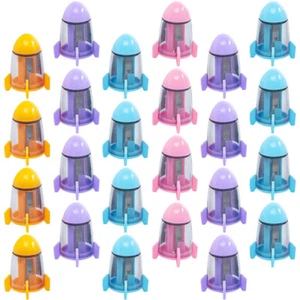 24 Pcs Rocket Sharpener Kids School Pencil Classroom Supplies Student Use - Picture 1 of 12