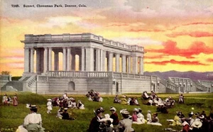 Postcard Sunset, Cheesman Park, Denver, Colorado - Picture 1 of 2