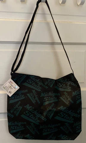 Michigan State Reusable Bag Green Forever Adjustable Strap 15x13 Cover