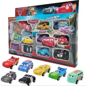 12pcs Disney Pixar Cars Lightning McQueen Jackson Storm Mater PVC Model Car Toy - Picture 1 of 1