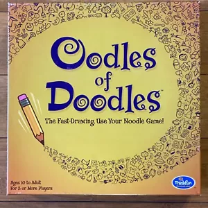 OODLES OF DOODLES Fun Fast-Drawing Board Game, Updated Box ThinkFun Xtra Markers - Picture 1 of 7