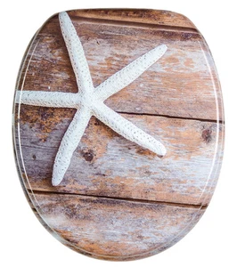 KLOBRILLE TOILETTENSITZ TOILETTENBRILLE WC BRILLE SITZE KLOSITZ BRAUN BAHIA - Bild 1 von 8