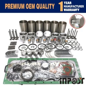 For Mitsubishi S6S Overhaul Rebuild Kit Caterpillar Forklift Engine piston ring - Picture 1 of 8