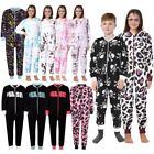 A2Z Onesie One Piece Kids Pyjamas Sleepsuit Leopard Print Costume For Girls