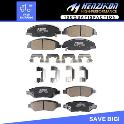 Pastillas de freno delanteras y traseras de cerámica para Cadillac CTS JE5 2008-2011 2012 2013 2014 Foto 1 de 4