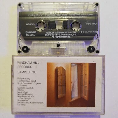 Windham Hill Records RARE SAMPLER '86 Cassette Tape 1986, 1982 1984 1985 WT-1048 - Image 1 of 3
