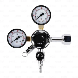 Regulador de CO2 para cerveza de barril Kegerator Keezer 3/8" barra de cierre 0-60 PSI CGA320 - Imagen 1 de 4