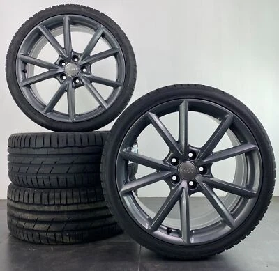 Audi 19 Zoll Felgen A3 S3 RS3 8V Sommerreifen Sommerräder 8V0601025AT #A726 - Bild 1 von 4