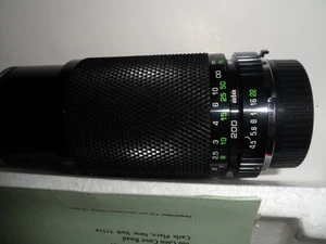 SOLIGOR 80-200mm/F4.5 Multicoated Zoom+Macro C/D Auto Lens - Picture 1 of 1