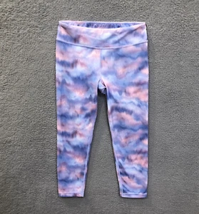 athleta leggings Girls XXL 16 Tie Dye Purple Pink Yoga Gym Athletic - Picture 1 of 13