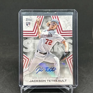 2023 Topps Series 2 Jackson Tetreault Baseball Stars Rookie Auto RC #BSA-JT PWE - Picture 1 of 2