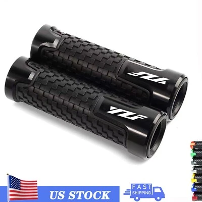 Motorcycle 7/8" 22mm Handle Bar Hand Grips For YAMAHA YZF R1 R3 R6 R7 R9 600R - Image 1 of 4
